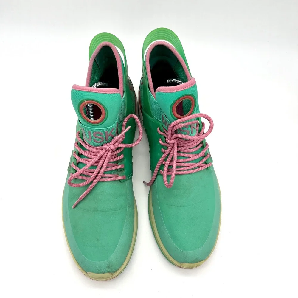 Supra Skytop V Muska Skate Shoes High Top Sneakers Mint Green Pink‎ Mens 11.5